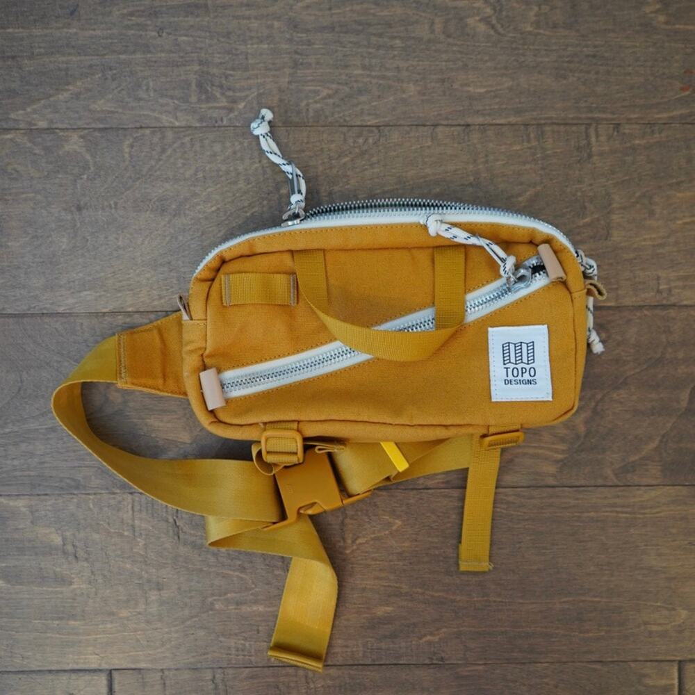Topo Designs Mini 1L Quick Pack Marigold Yellow